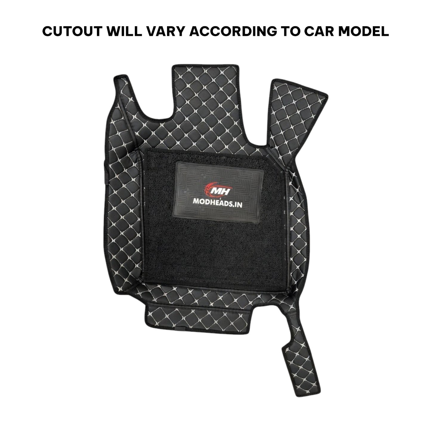 7D Mats for Seltos 2024+ | Black/Silver - Modheads.in