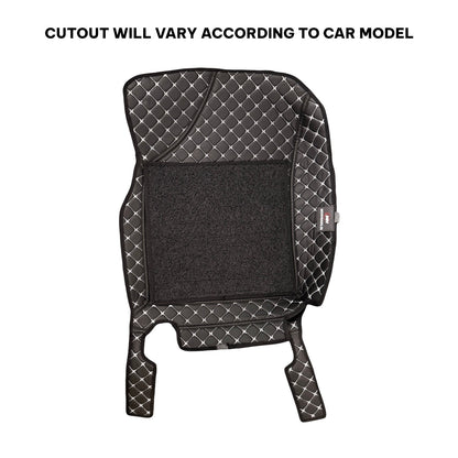 7D Mats for Seltos 2024+ | Black/Silver - Modheads.in