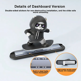 Skateboarding Bear for dashboard - Modheads.in