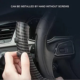 Carbon Fiber Finish Steering Grip (Gloss) - Modheads.in