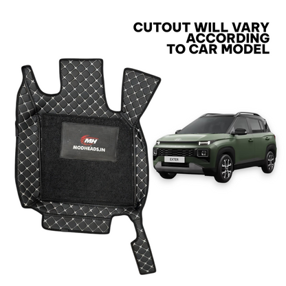 7D Mats For Exter 2023-25 | Black/Silver - Modheads.in
