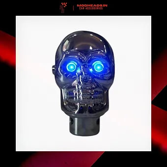 Skull Gear Knob With Light - Modheads.in