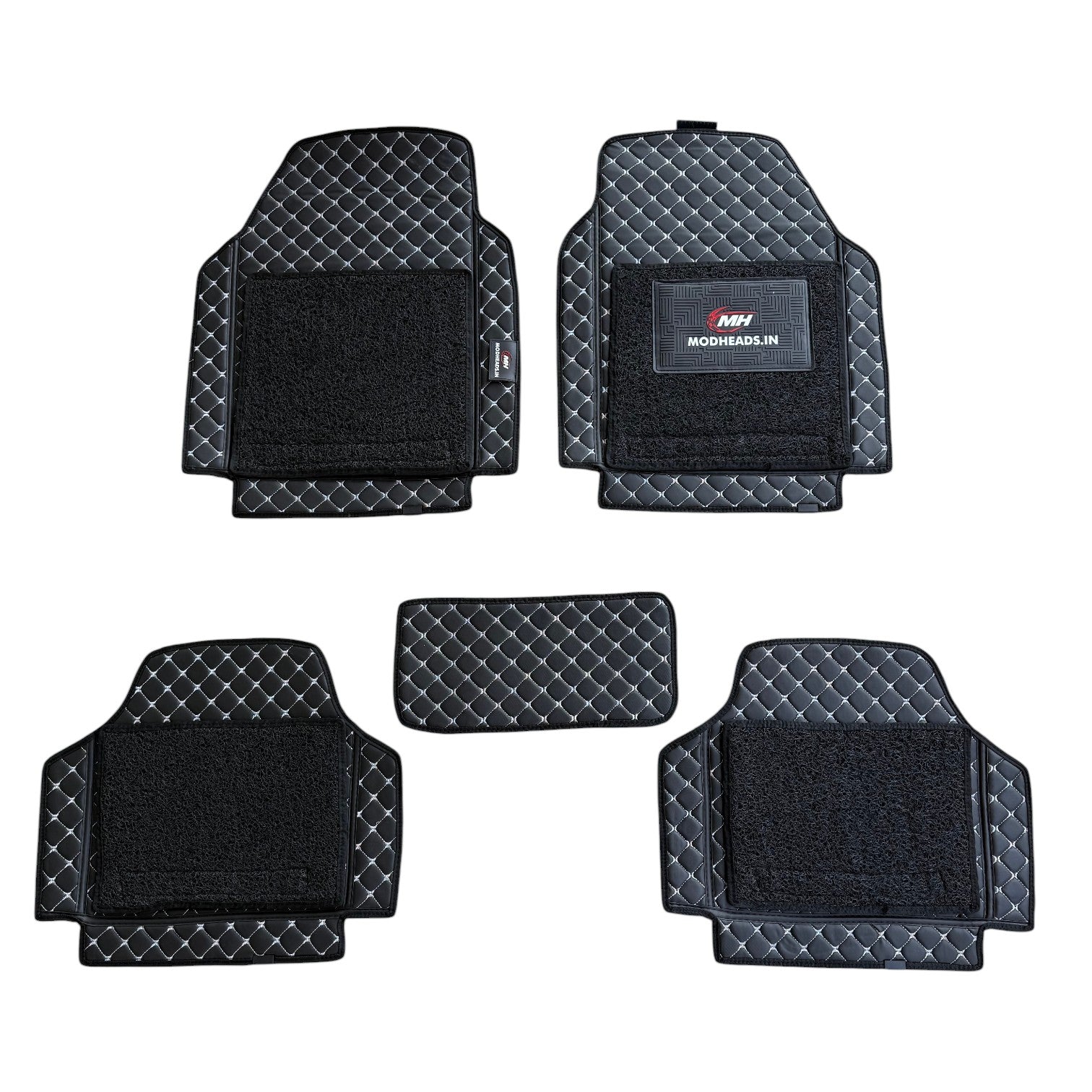 Universal 7D Mats | Black/Silver - Modheads.in