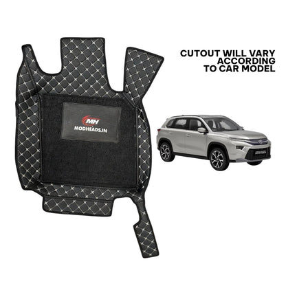 7D Mats for Hyryder | Black/Silver - Modheads.in